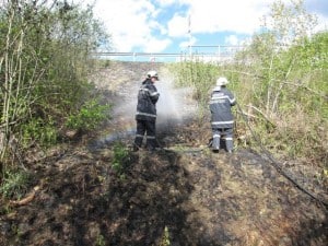 Böschungsbrand