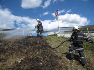 Böschungsbrand