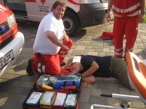 Wirtschaftsgebäudebrand - Übung