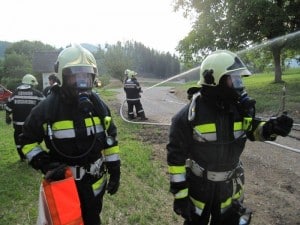 Wirtschaftsgebäudebrand - Übung