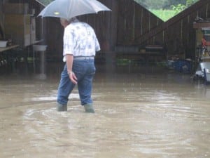 Hochwasser-Einsatz