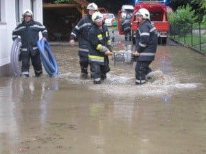 Hochwasser-Einsatz