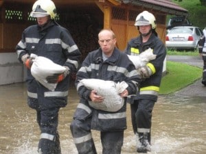 Hochwasser-Einsatz