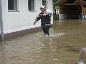 Hochwasser-Einsatz