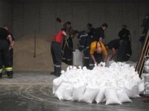 Hochwasser-Einsatz