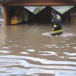 Hochwasser-Einsatz