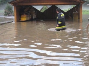 Hochwasser-Einsatz