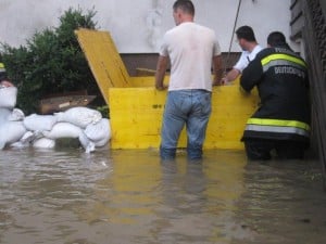 Hochwasser-Einsatz