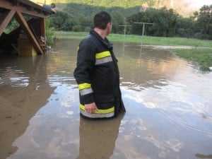 Hochwasser-Einsatz