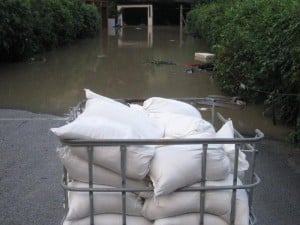 Hochwasser-Einsatz
