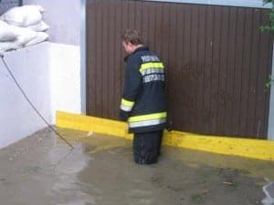 Hochwasser-Einsatz