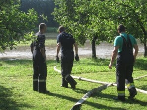 Hochwasser-Einsatz