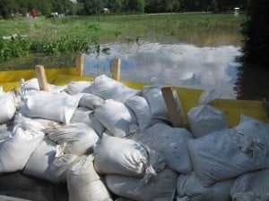 Hochwasser-Einsatz