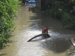 Hochwasser-Einsatz