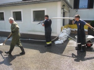 Hochwasser-Einsatz
