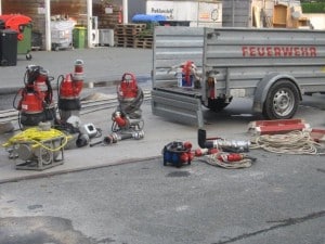 Hochwasser-Einsatz