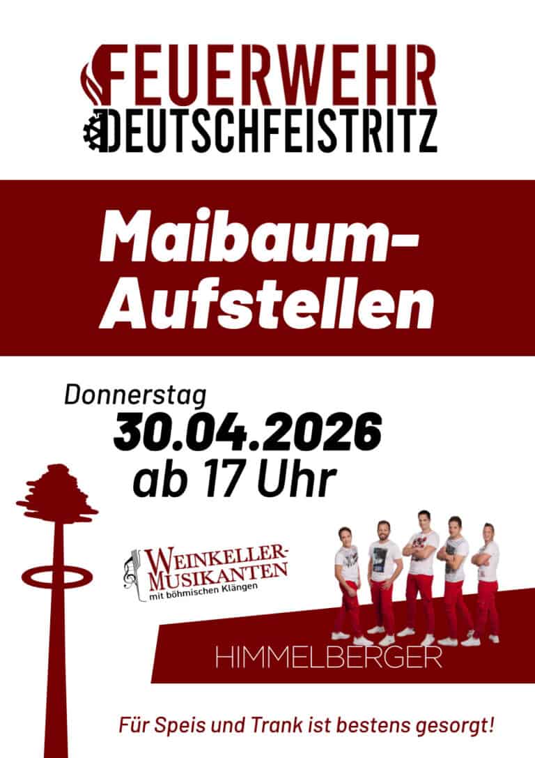 Maibaumaufstellen FF Deutschfeistritz